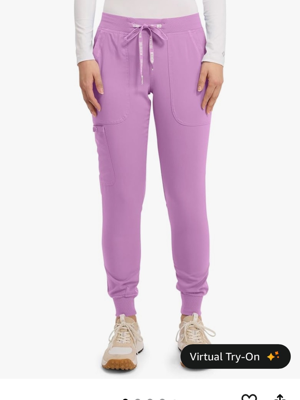 Med Couture V-neck scrub top & Jogger pants - Picture 3 of 3